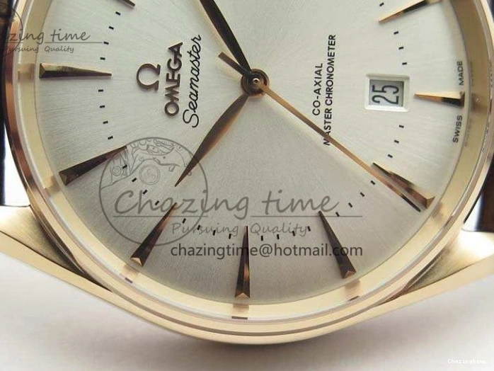 1219 Seamaster Edizione Venezia RG Best Edition White Dial On Leather Strap A Timeless 8127